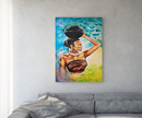 Bild 1 von Gemälde Africa 100x140 cm Mehrfarbig Acryl auf Leinwand