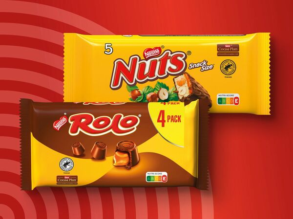 Bild 1 von Nestlé Rolo/Nuts, 
         4x 41,6/5x 30 g