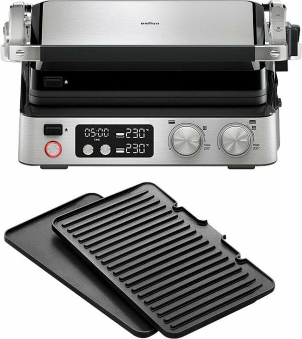 Bild 1 von Braun Kontaktgrill Multigrill 7 CG 7040 silber, 2000 W