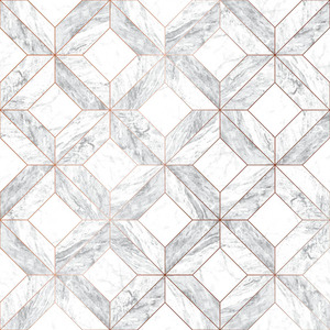Superfresco Easy Vliestapete "Marble Marquetry", geometrisch, 1000 cm Länge