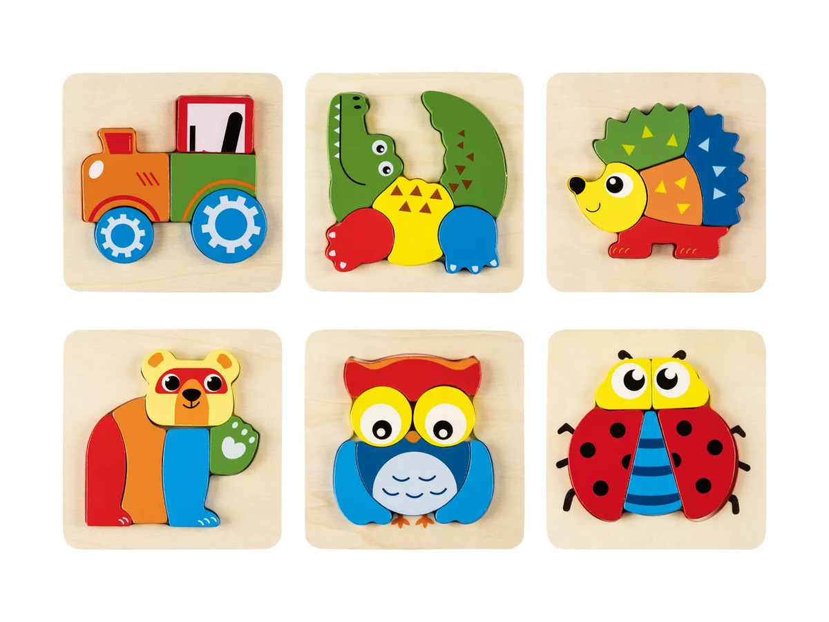 Playtive Holzpuzzle, Stück von Lidl ansehen!