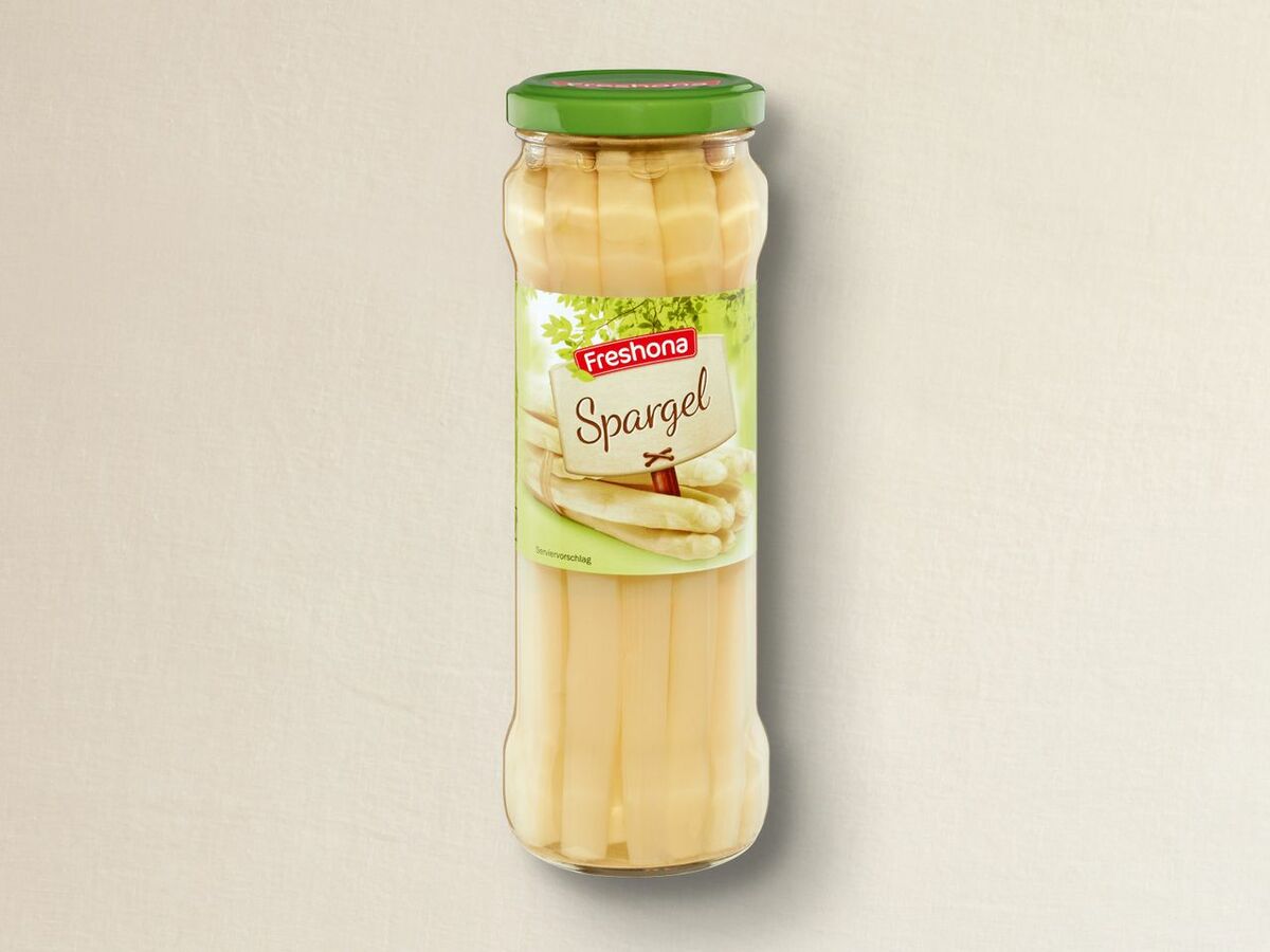 Bild 1 von Freshona Spargel, 
         370 ml; Abtropfgewicht: 205 g