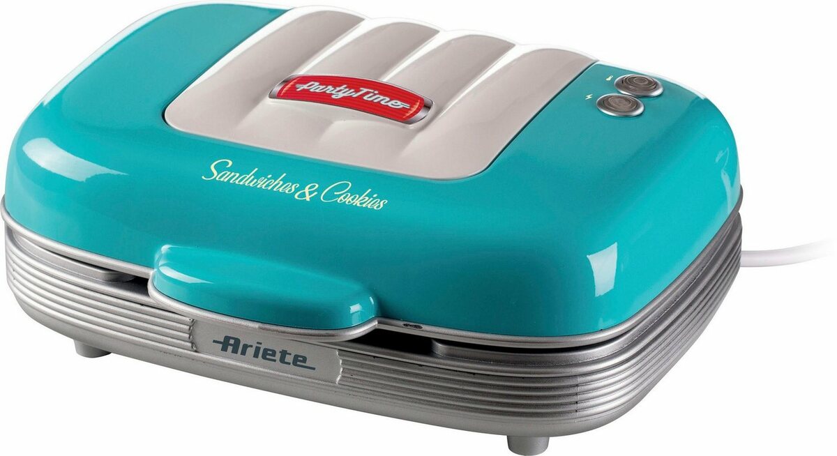 Bild 1 von Ariete 3-in-1-Sandwichmaker Party Time 1972B 3 in 1 blau, 700 W
