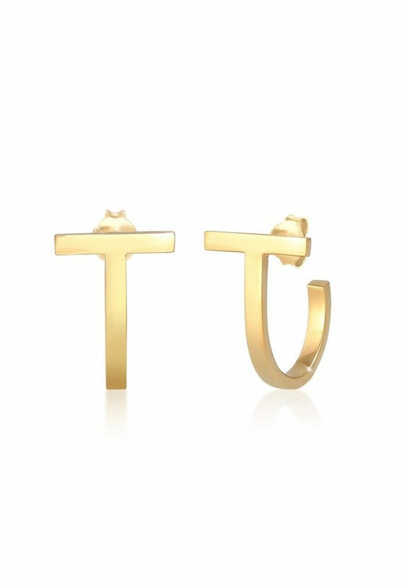 Bild 1 von Elli Paar Ohrstecker Creole Stab Geo Minimal 925 Silber