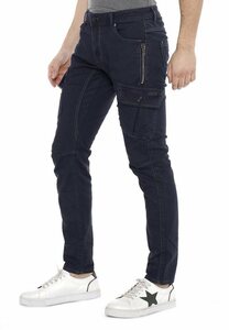 Cipo & Baxx Slim-fit-Jeans mit Seitentaschen