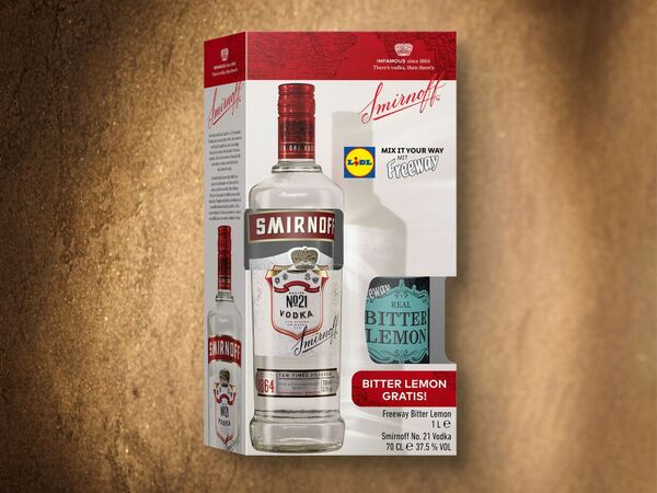 Bild 1 von Smirnoff & Freeway Geschenkset, 
         0,7 l zzgl. -.25 Pfand;