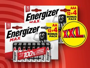 Energizer Max Batterien, 
         16 Stück