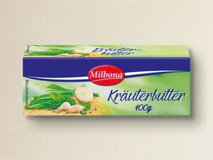 Milbona Kräuter-/Knoblauchbutter, 
         100 g