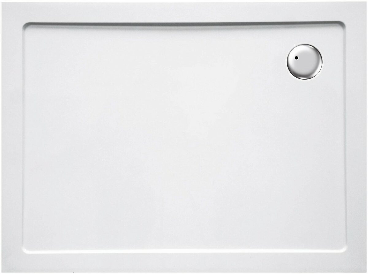 Bild 1 von Sanotechnik Duschwanne SMC, rechteckig, Kunststoff, eckig, BxT: 100 x 90 cm