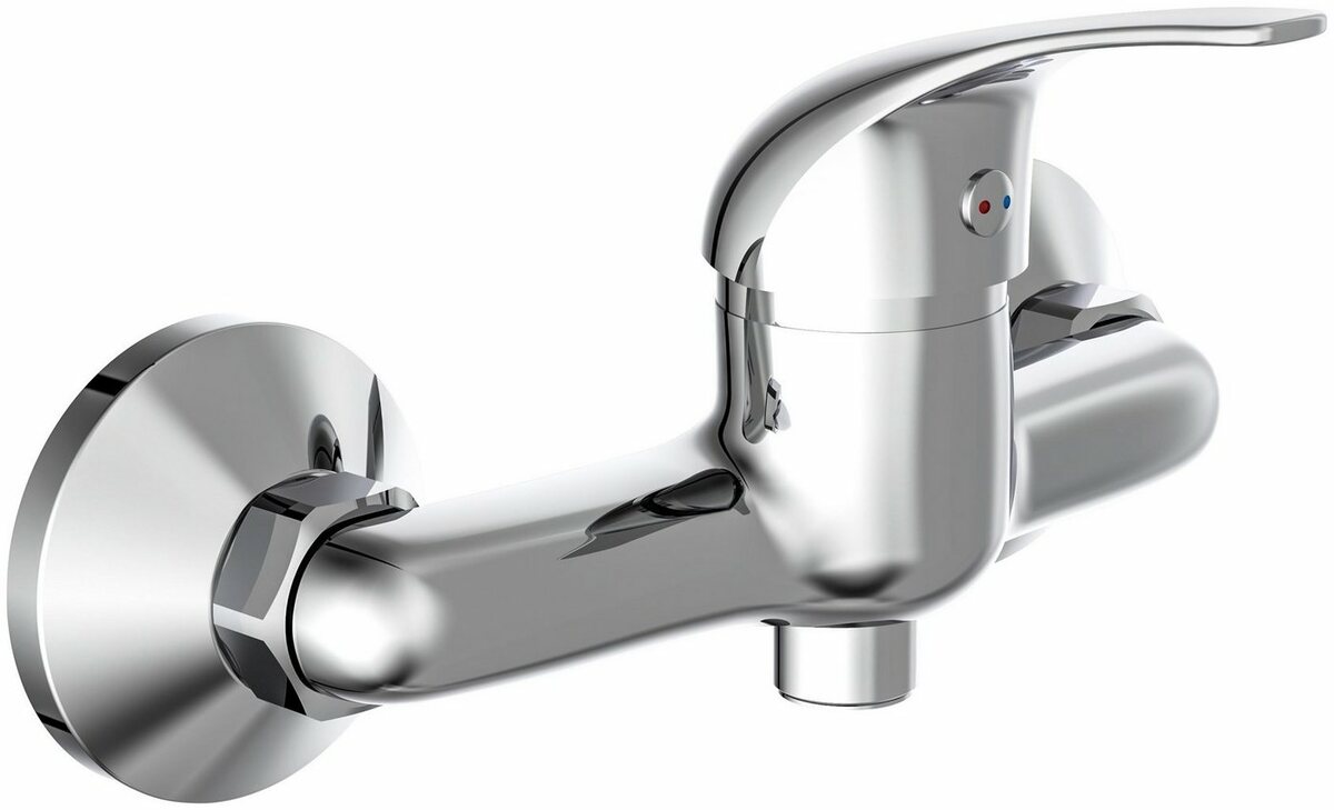 Bild 1 von Schütte Duscharmatur Athos Plus Wasserhahn Bad, Mischbatterie Dusche in Chrom