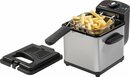 Bild 1 von bestron Fritteuse AF100S, kleine Fritteuse mit Edelstahl-Korb für eine Portion, 1000 W, Kaltzonentechnologie, Temperaturkontrolle bis 190°C, Ölfilter
