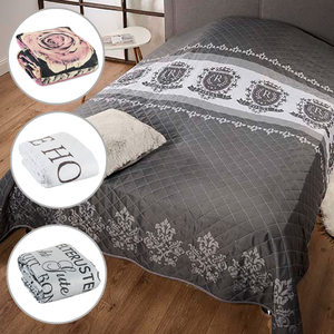 Bett- und Sofaüberwurf verschiedene Designs