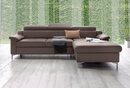 Bild 1 von Exxpo - sofa fashion Ecksofa Florenz, mit Kopfteilverstellung, Braun