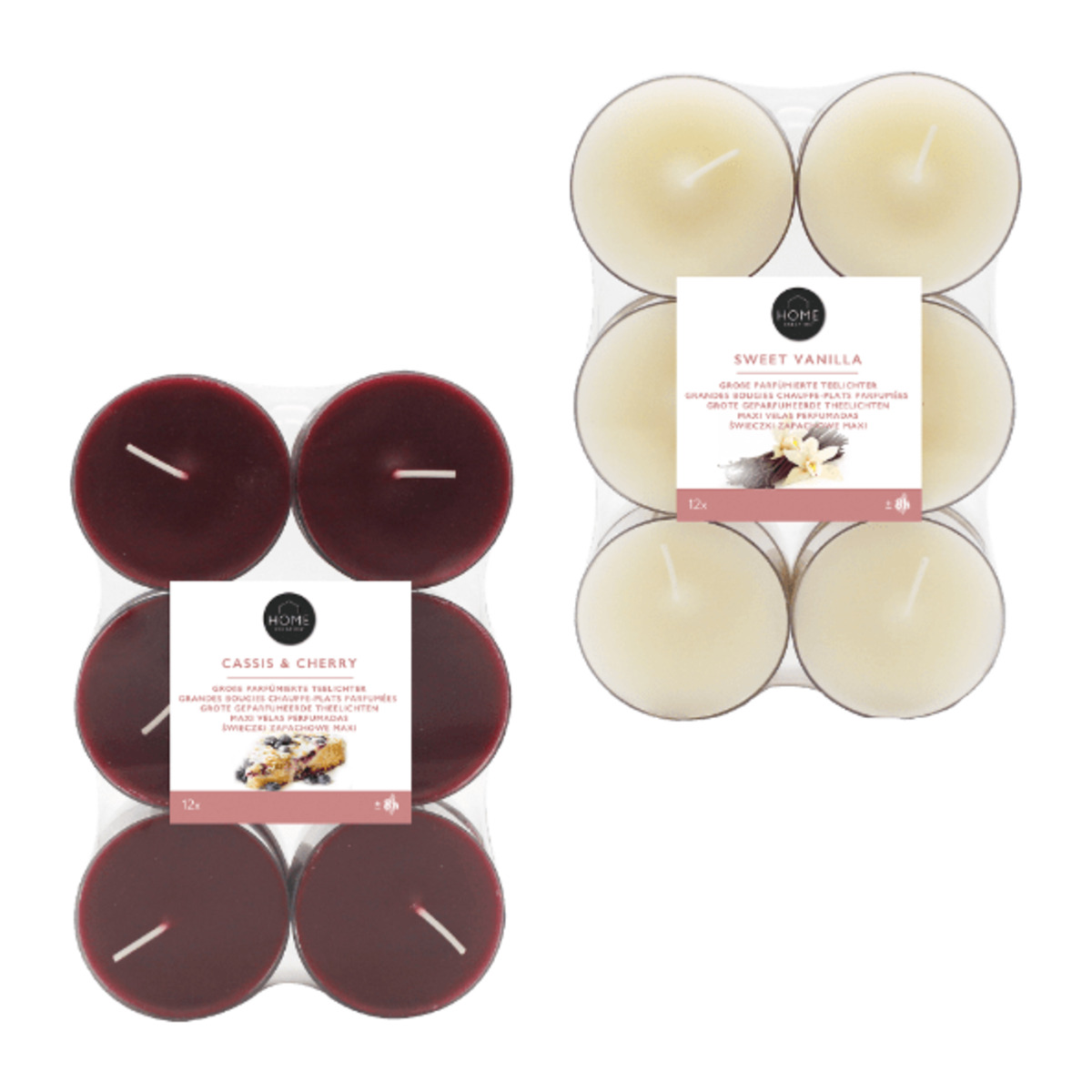 Bild 1 von HOME CREATION Parfümierte Maxi-Teelichter