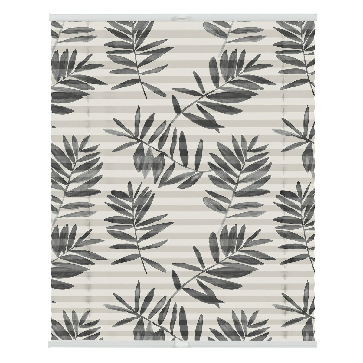 Bild 1 von Lichtblick Plissee Klemmfix, ohne Bohren, blickdicht, Black Watercolor Branches - Schwarz