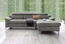 Bild 1 von Exxpo - sofa fashion Ecksofa Florenz, mit Kopfteilverstellung, Braun