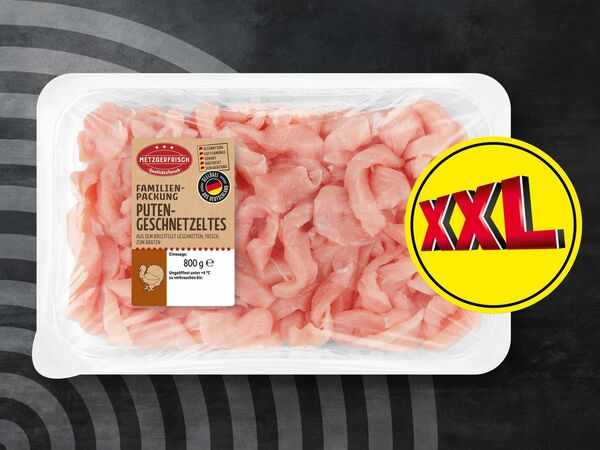 Metzgerfrisch Frisches Puten-Geschnetzeltes XXL, 800 g von Lidl ansehen!