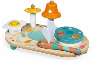 Janod Spieltisch Holzspielzeug, Pure, Musiktisch