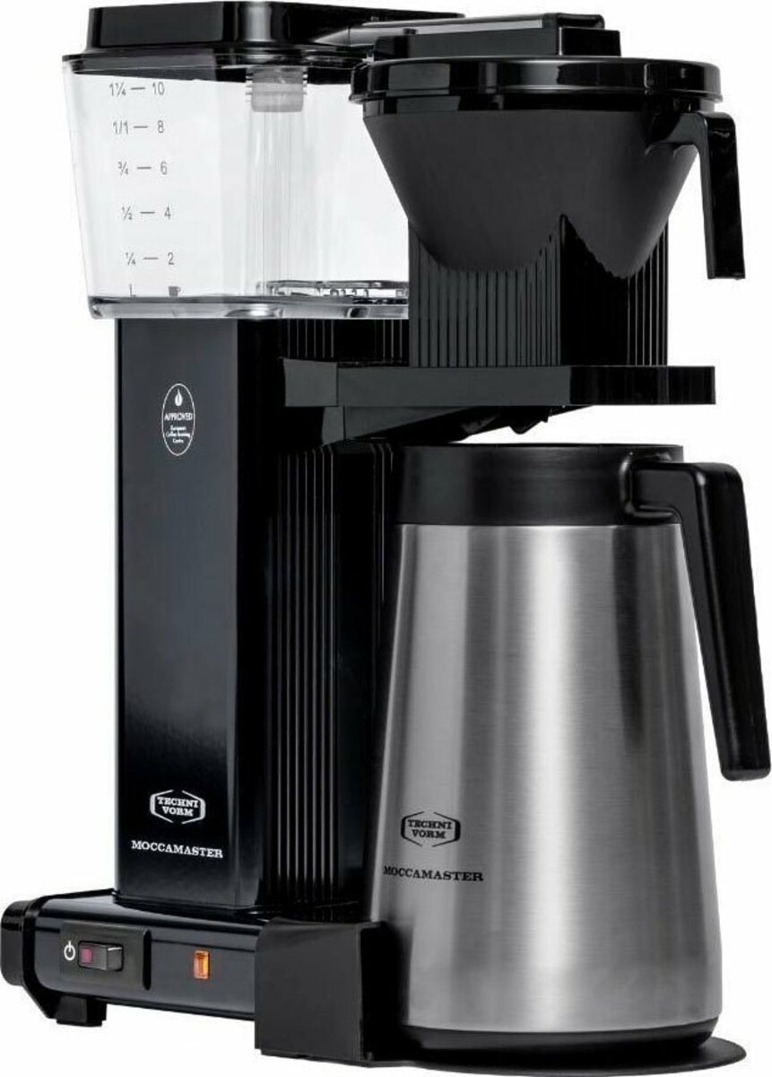 Bild 1 von Moccamaster Filterkaffeemaschine mit Thermoskanne KBGT 741 black, 1,25l Kaffeekanne, Papierfilter 1x4