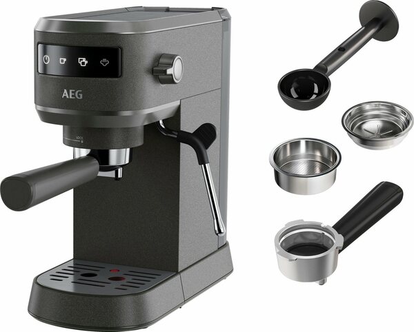Bild 1 von AEG Siebträgermaschine Gourmet 6 EC6-1-6BST, Korbfilter