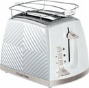 Bild 1 von RUSSELL HOBBS Toaster Groove 26391-56, 2 lange Schlitze, für 2 Scheiben, 850 W, weiß, 850 Watt - 6 Bräunungsstufen