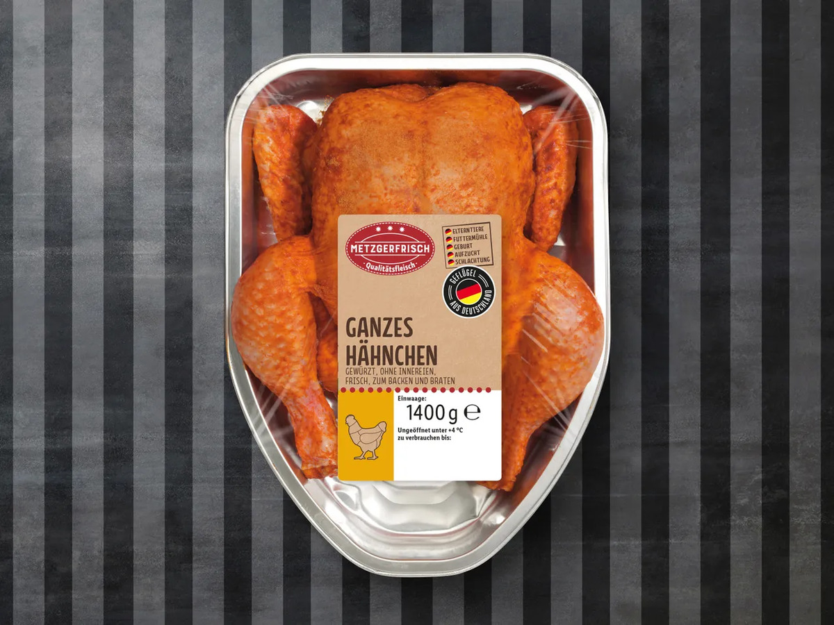 Metzgerfrisch Ganzes Hähnchen, 1,4 kg von Lidl ansehen!