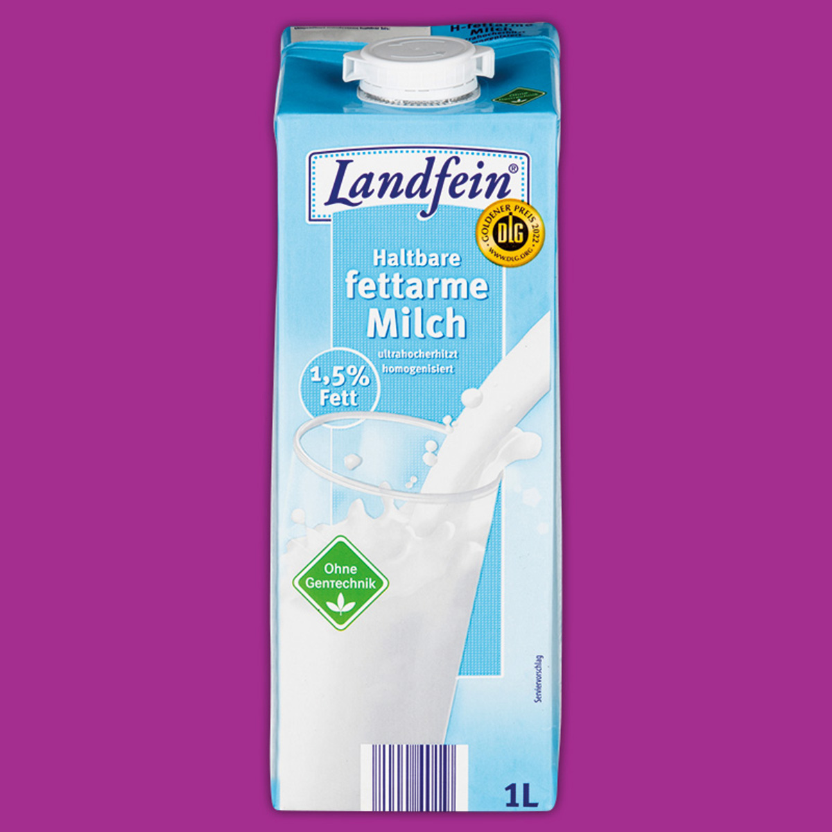 Bild 1 von Landfein Haltbare fettarme Milch