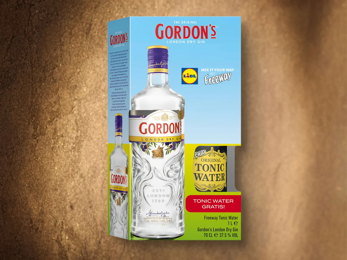 Bild 1 von Gordon’s & Freeway Geschenkset, 
         0,7 l zzgl. -.25 Pfand