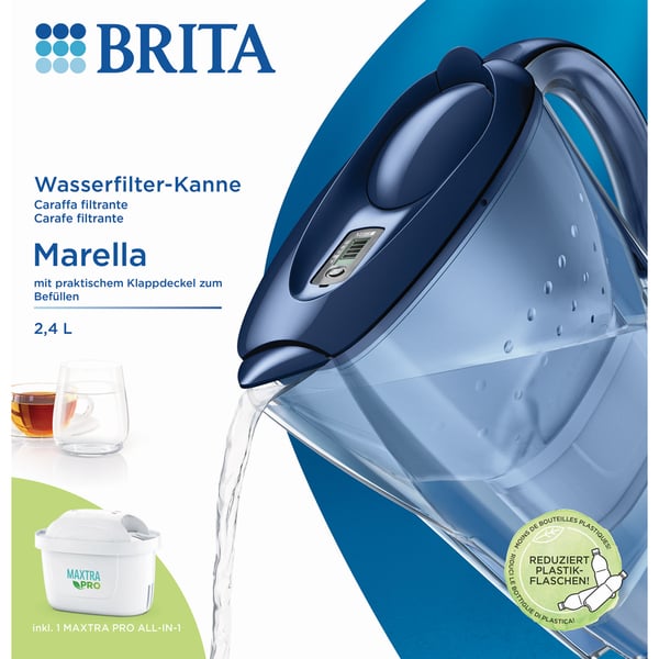 Bild 1 von Brita Marella Wasserfilter 2,4 Liter blau