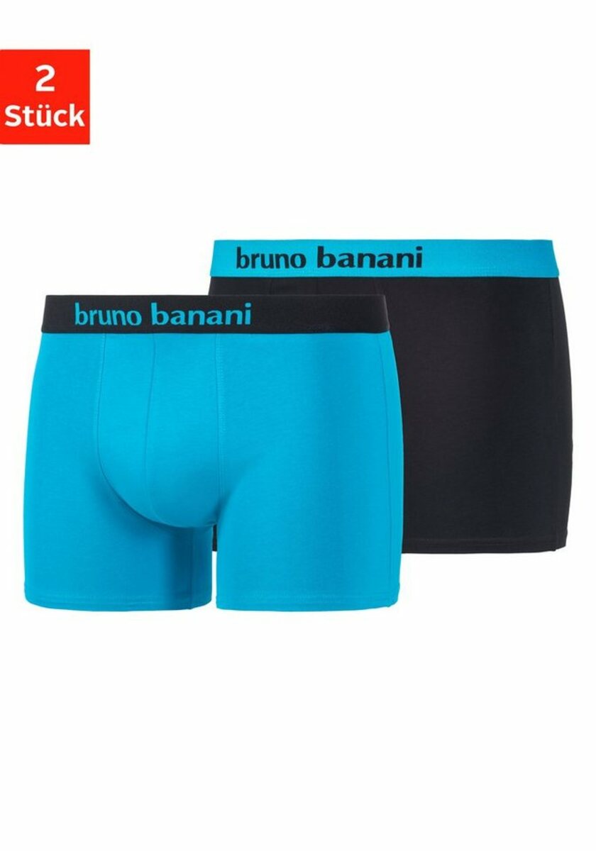 Bild 1 von Bruno Banani Boxer Flowing (Packung, 2-St) mit Logo Webbund