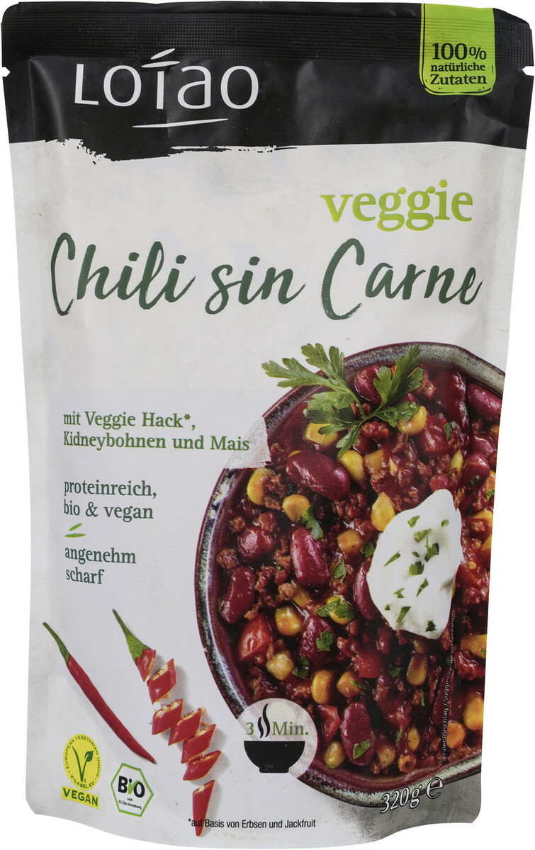 Bild 1 von Lotao Bio Veggie Chili sin Carne 320G