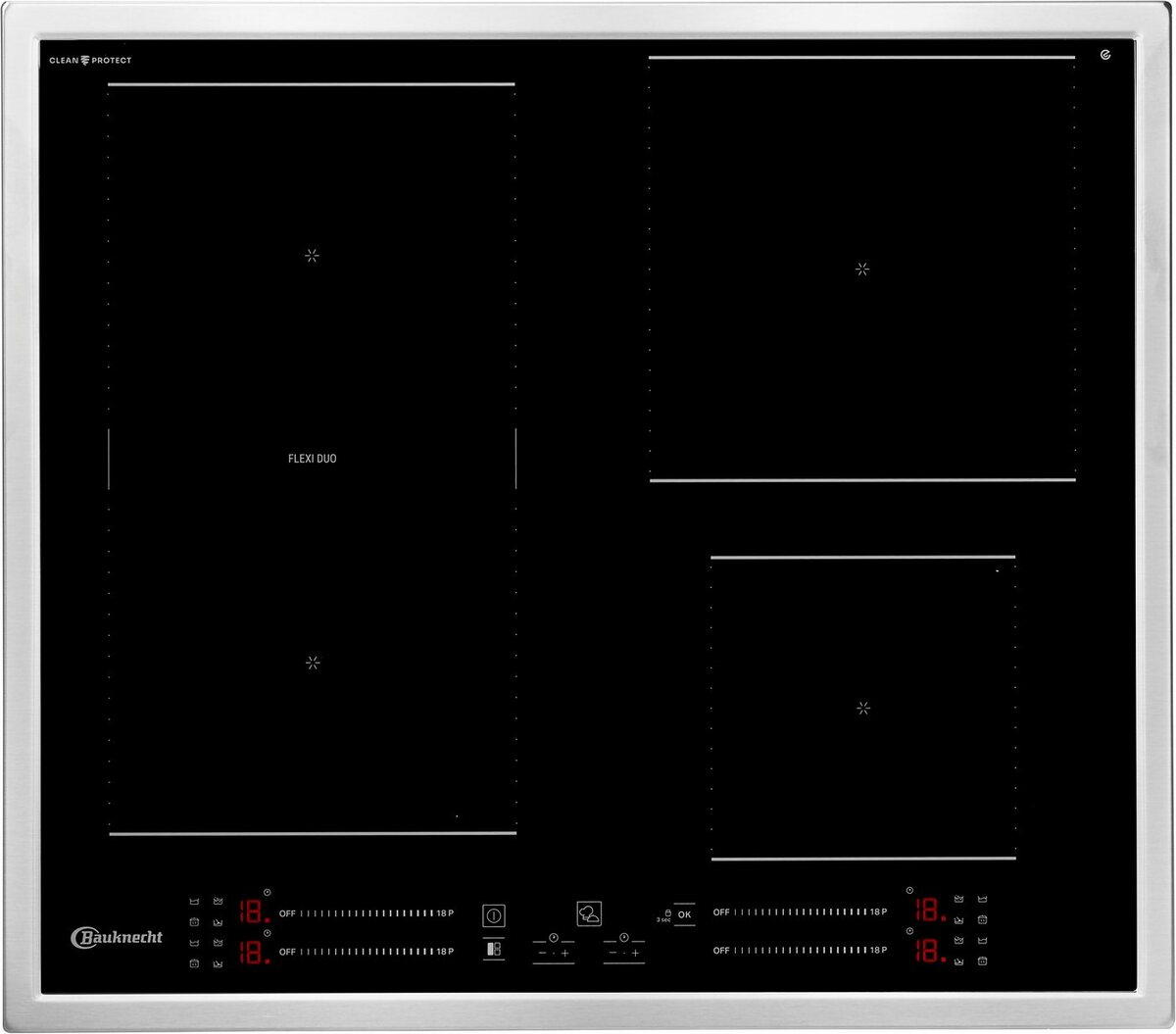 Bild 1 von BAUKNECHT Induktions-Kochfeld BS 5760C CPFT, CleanProtect – mühelose Reinigung nur mit Wasser