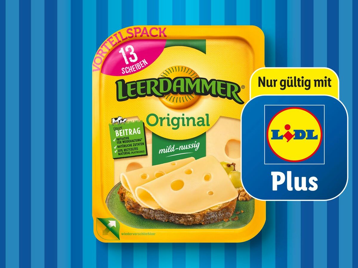Bild 1 von Leerdammer Käsescheiben, 
         260/225 g