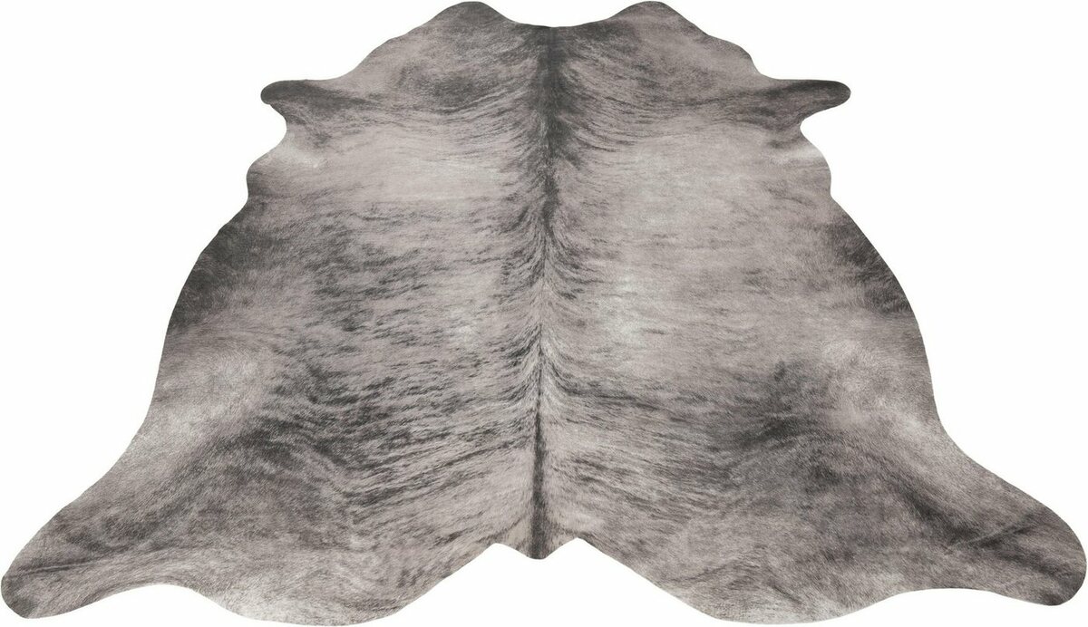 Bild 1 von Fellteppich Amarillo, Andiamo, fellförmig, Höhe: 4 mm, Kunstfell, gedruckte Kuhfell-Optik, Wohnzimmer