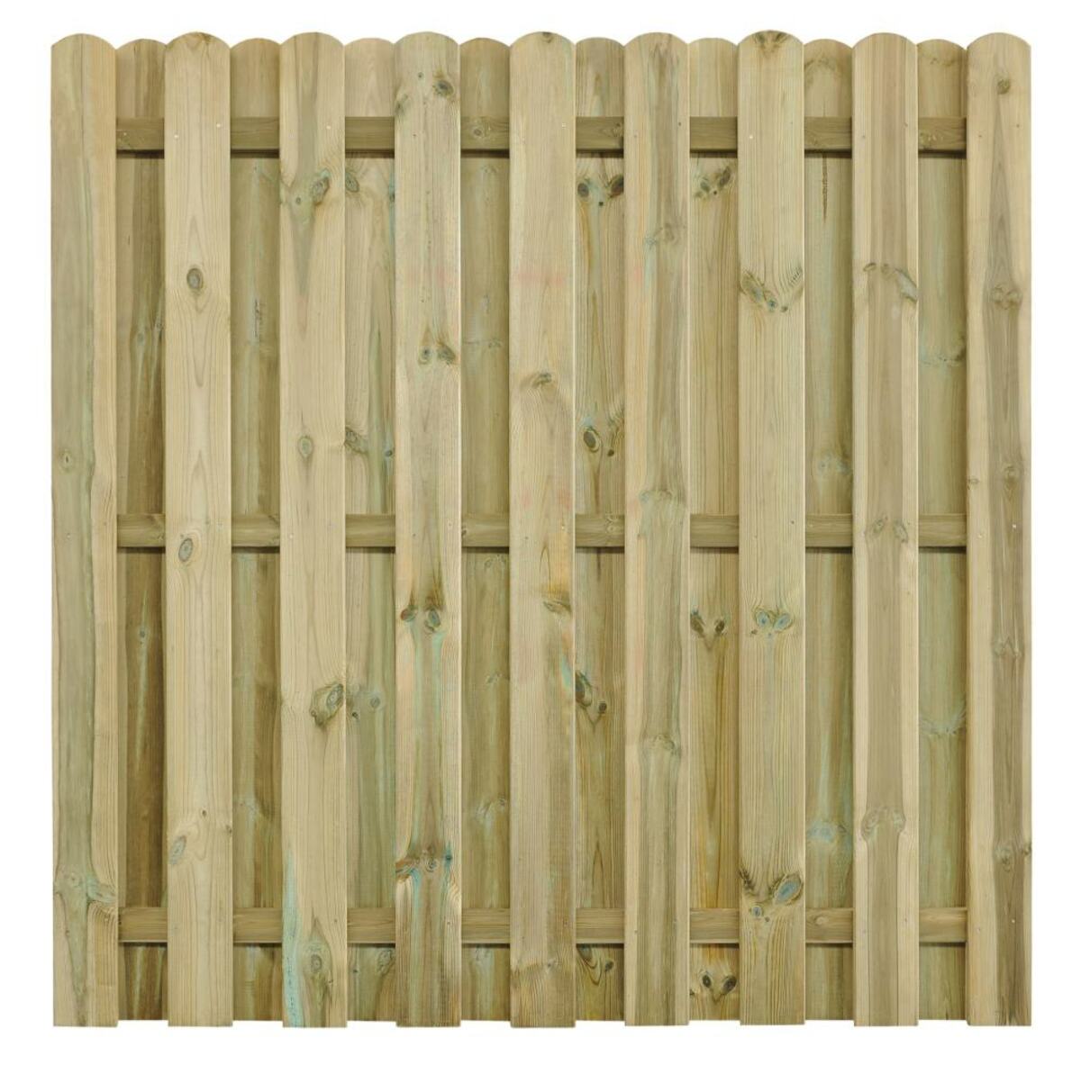 Bild 1 von Stelmet Sichtschutzzaun Fulda  180 x 180 cm, gerade, kesseldruckimprägniert grün