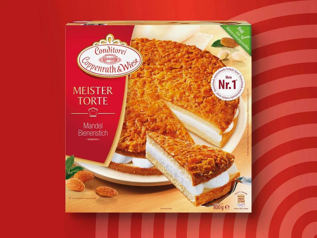 Conditorei Coppenrath & Wiese Meistertorte, 1,2/1,1 kg/800 g von Lidl
