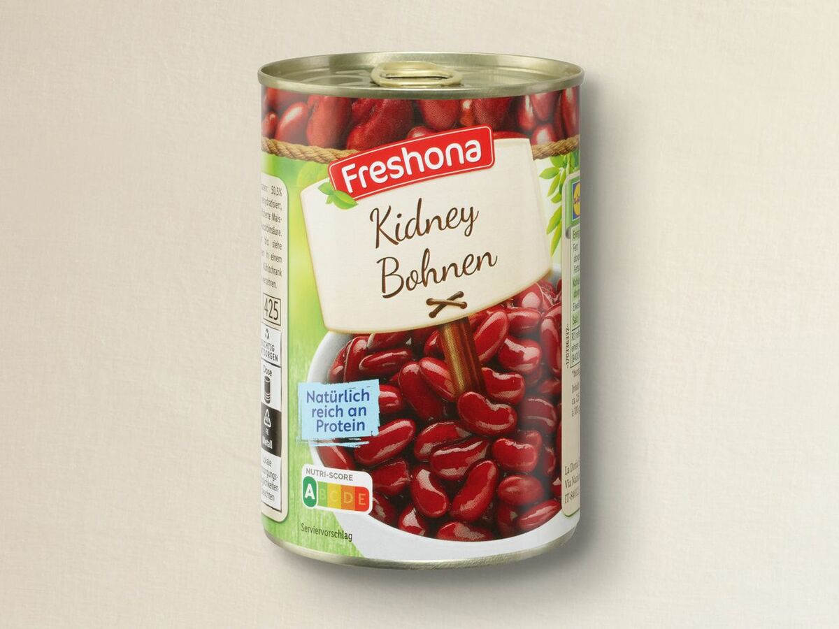 Bild 1 von Freshona Kidney Bohnen, 
         425 ml; Abtropfgewicht: 255 g