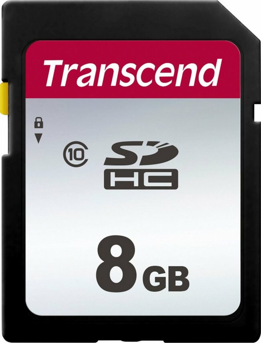 Bild 1 von Transcend SDHC 300S 8 GB Speicherkarte (8 GB, Video Speed Class 30 (V30), 20 MB/s Lesegeschwindigkeit)
