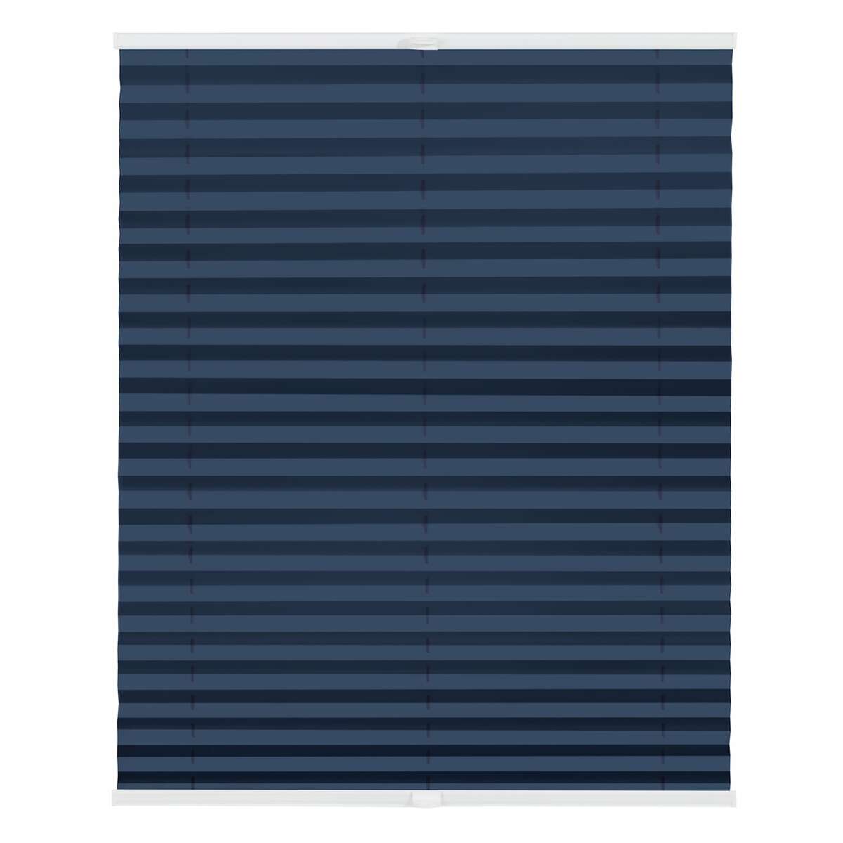 Bild 1 von Lichtblick Plissee Klemmfix, ohne Bohren, verspannt, Verdunkelung - Blau