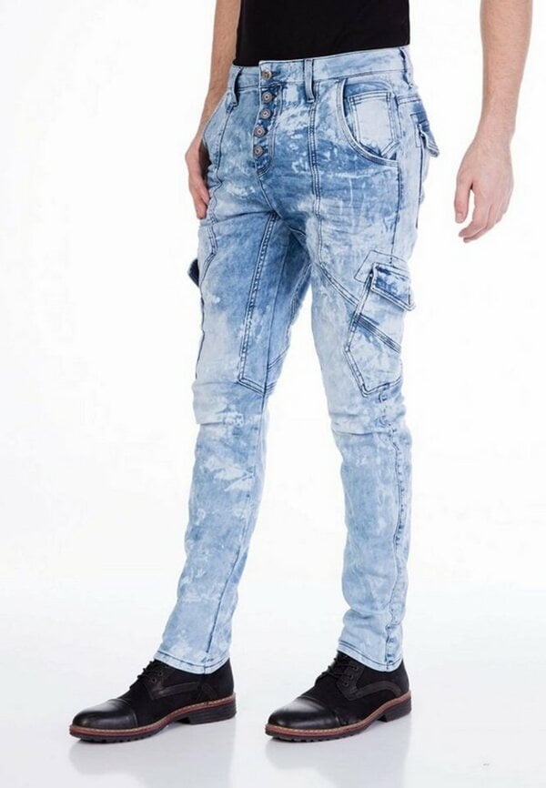 Bild 1 von Cipo & Baxx Slim-fit-Jeans mit Seitentaschen