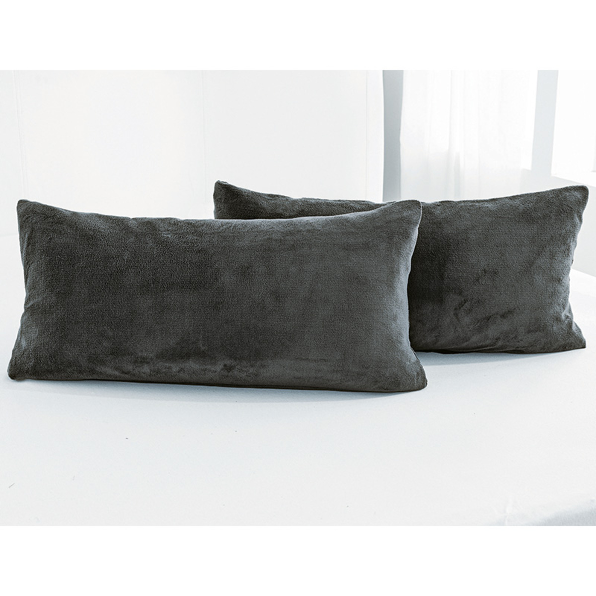 Bild 1 von Dreamtex Coral-Fleece-Kissenbezüge 2er-Set