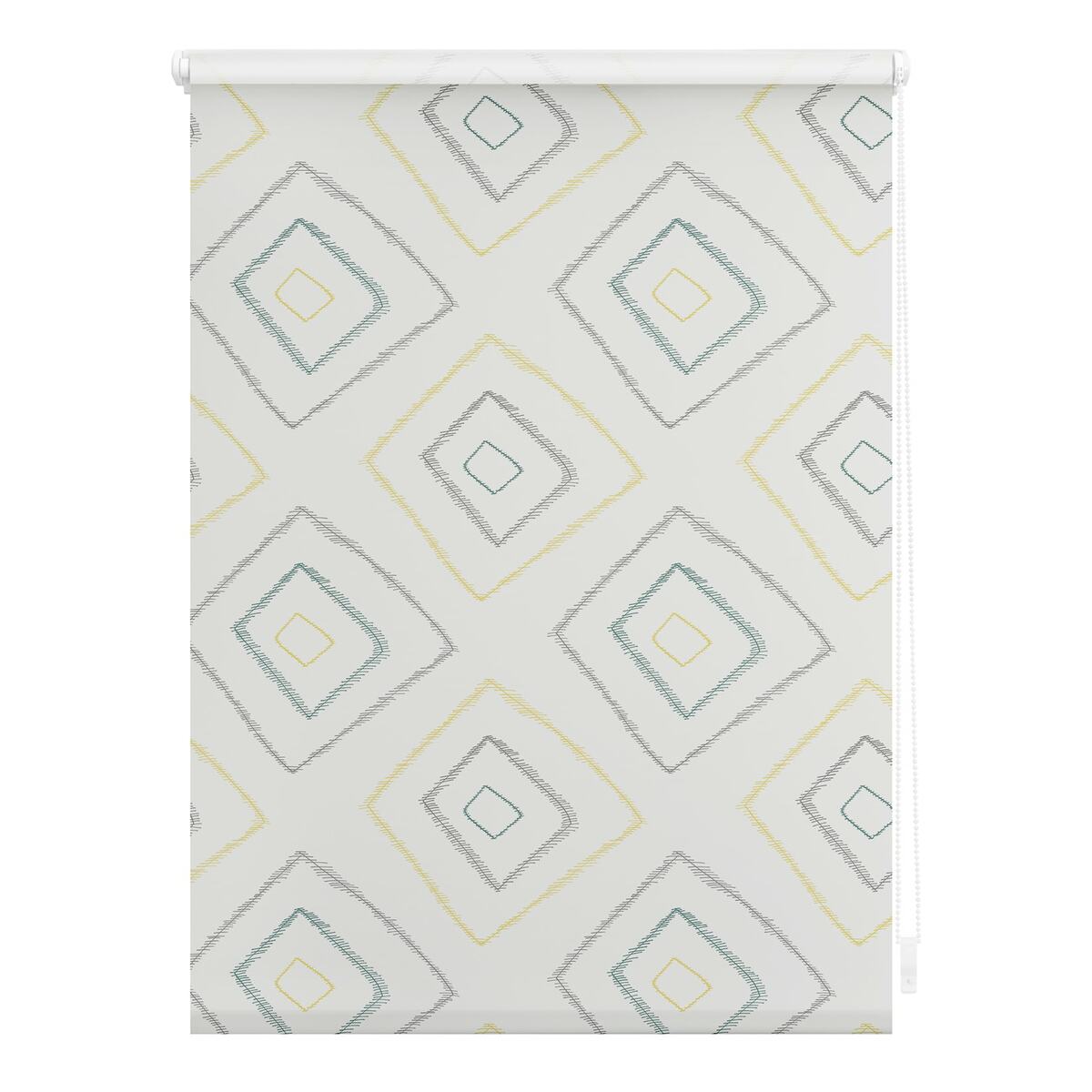 Bild 1 von Lichtblick Rollo Klemmfix, ohne Bohren, Verdunkelung, Stripy Boho Rectangle  - Beige