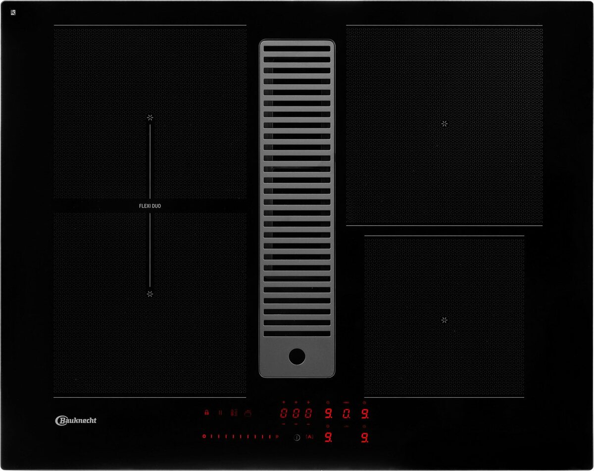 Bild 1 von BAUKNECHT Kochfeld mit Dunstabzug BVH 2065B F KIT, inkl. komplettem Installations-Zubehör für Kanalführung