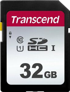 Transcend 300S SDHC 32GB Speicherkarte (32 GB, Class 10, 95 MB/s Lesegeschwindigkeit)
