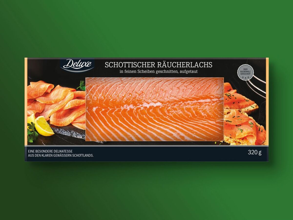 Bild 1 von Deluxe Schottischer Räucherlachs, 
         320 g