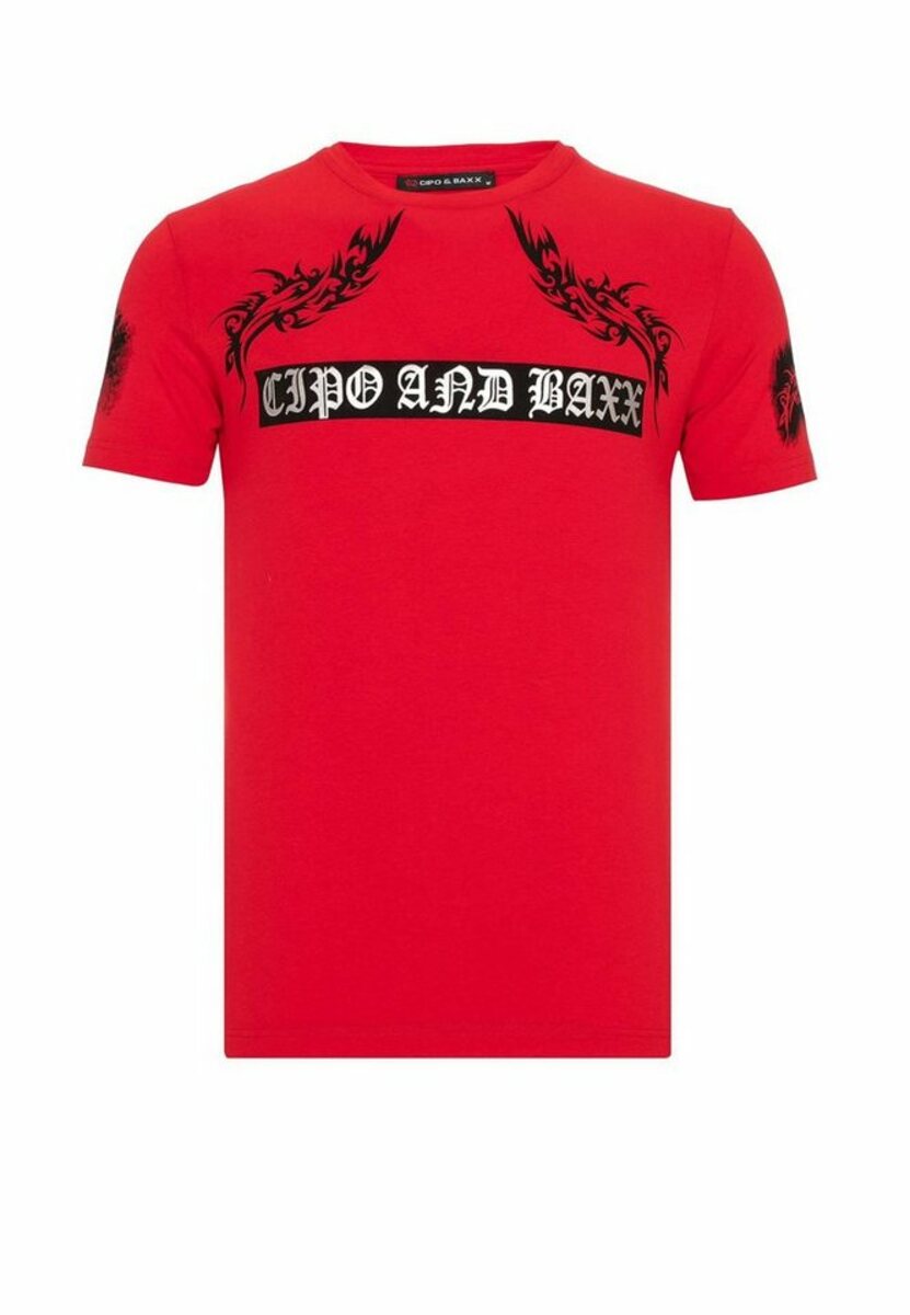Bild 1 von Cipo & Baxx T-Shirt im Slim Fit-Schnitt