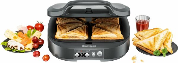 Bild 1 von Rommelsbacher Sandwichmaker ST 1800 für American Toasts im XL Format, 1800 W