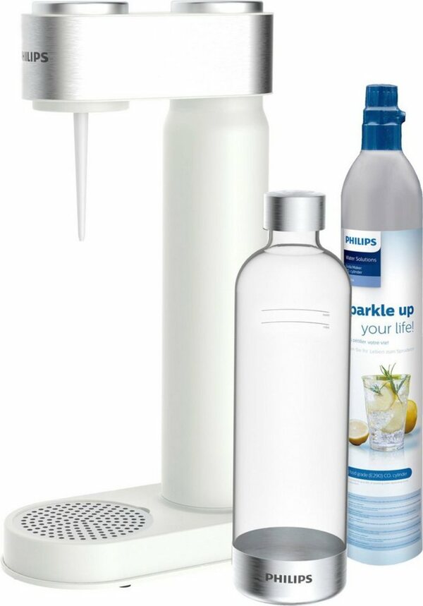 Bild 1 von Philips Wassersprudler Viva, & CO2-Zylinder,1L Kunststoff-Flasche