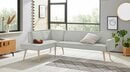 Bild 1 von Exxpo - sofa fashion Eckbank Lungo, Frei im Raum stellbar, Beige|silberfarben