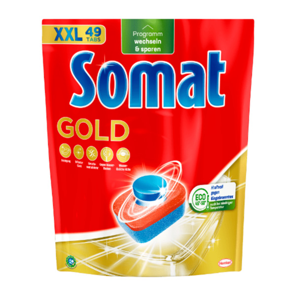 Bild 1 von SOMAT Gold Spülmaschinen-Tabs XXL